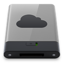 Grey iDisk B icon
